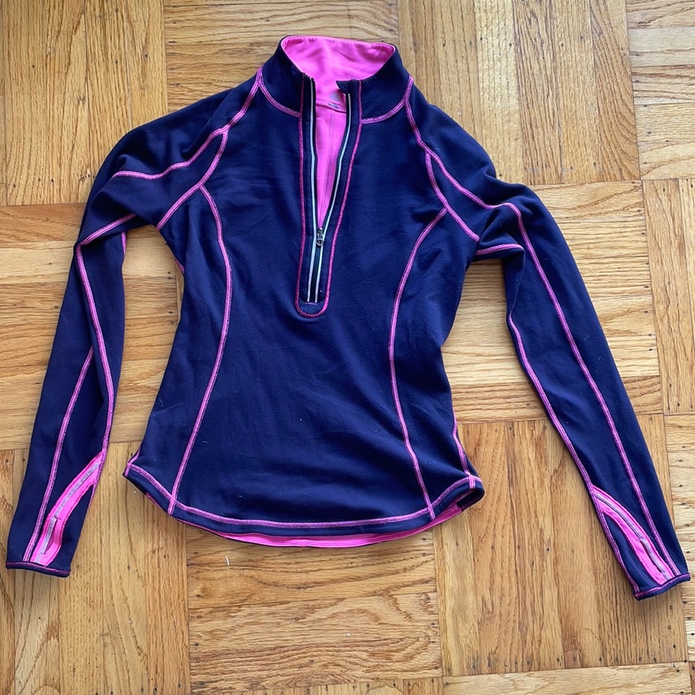 Reversible lululemon long sleeve half zip